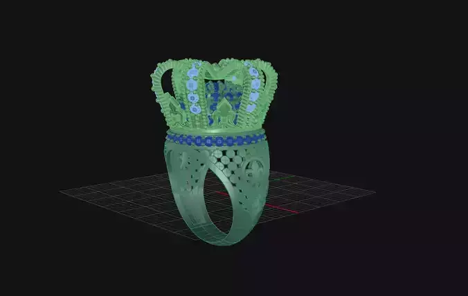 King ring  crown ring