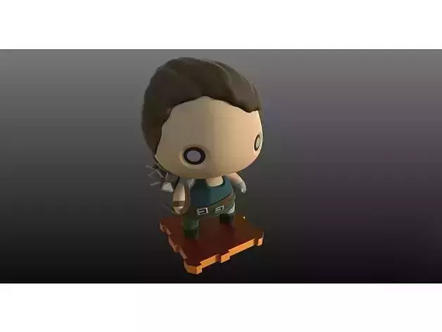 Tomb Raider Lara Croft 3D Printing Creation