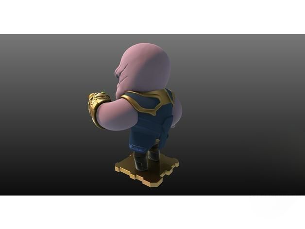 Thanos 3D Printed Sculpture 3D print model_3
