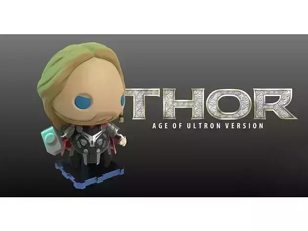 Thor 3D Printed Sculpture