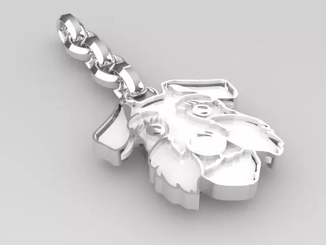 SCHNAUZER DOG PENDANT 3D print model