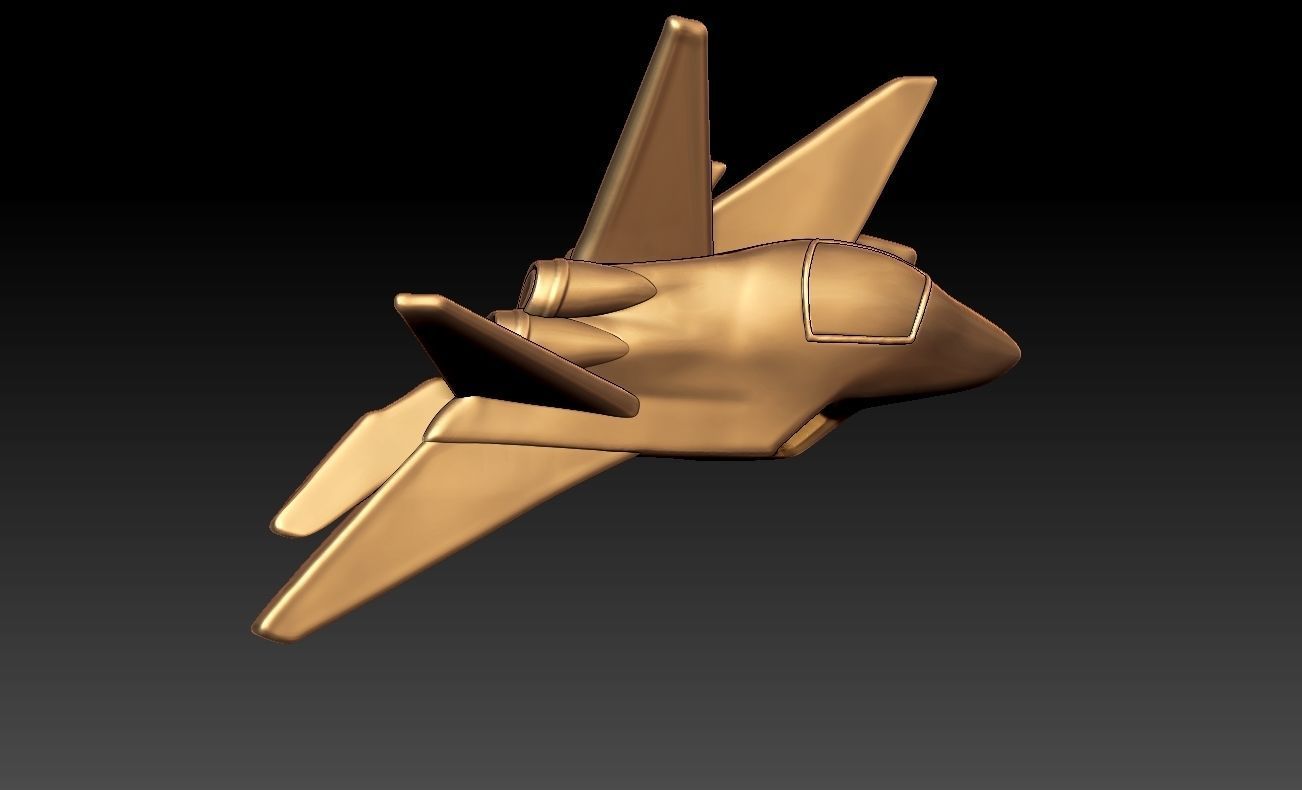 Fighter Jet Model 3D print model_1