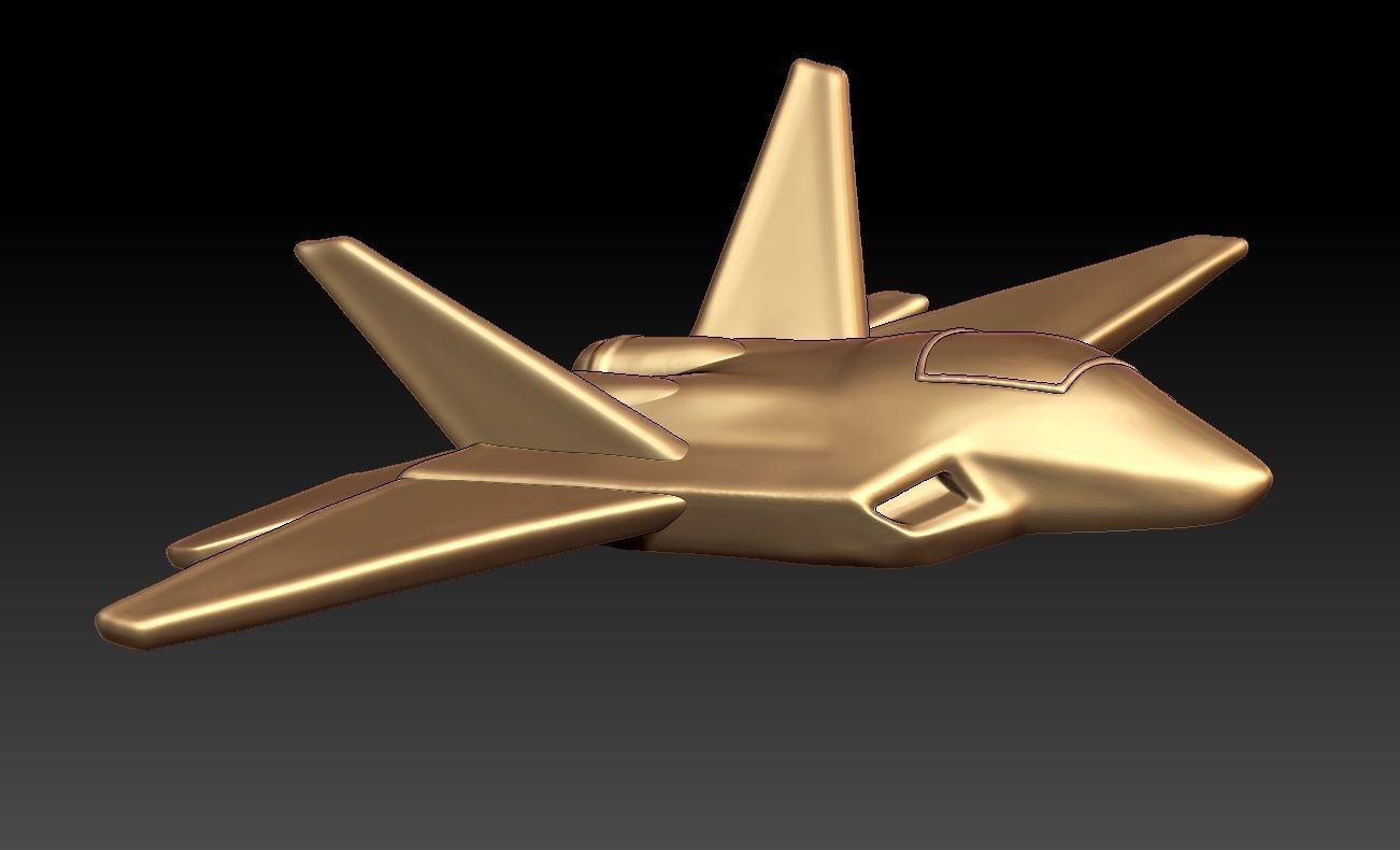 Fighter Jet Model 3D print model_2