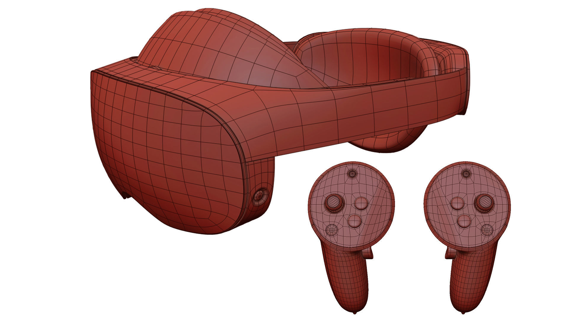 Meta All VR Headsets 2024 3D Model Collection_18