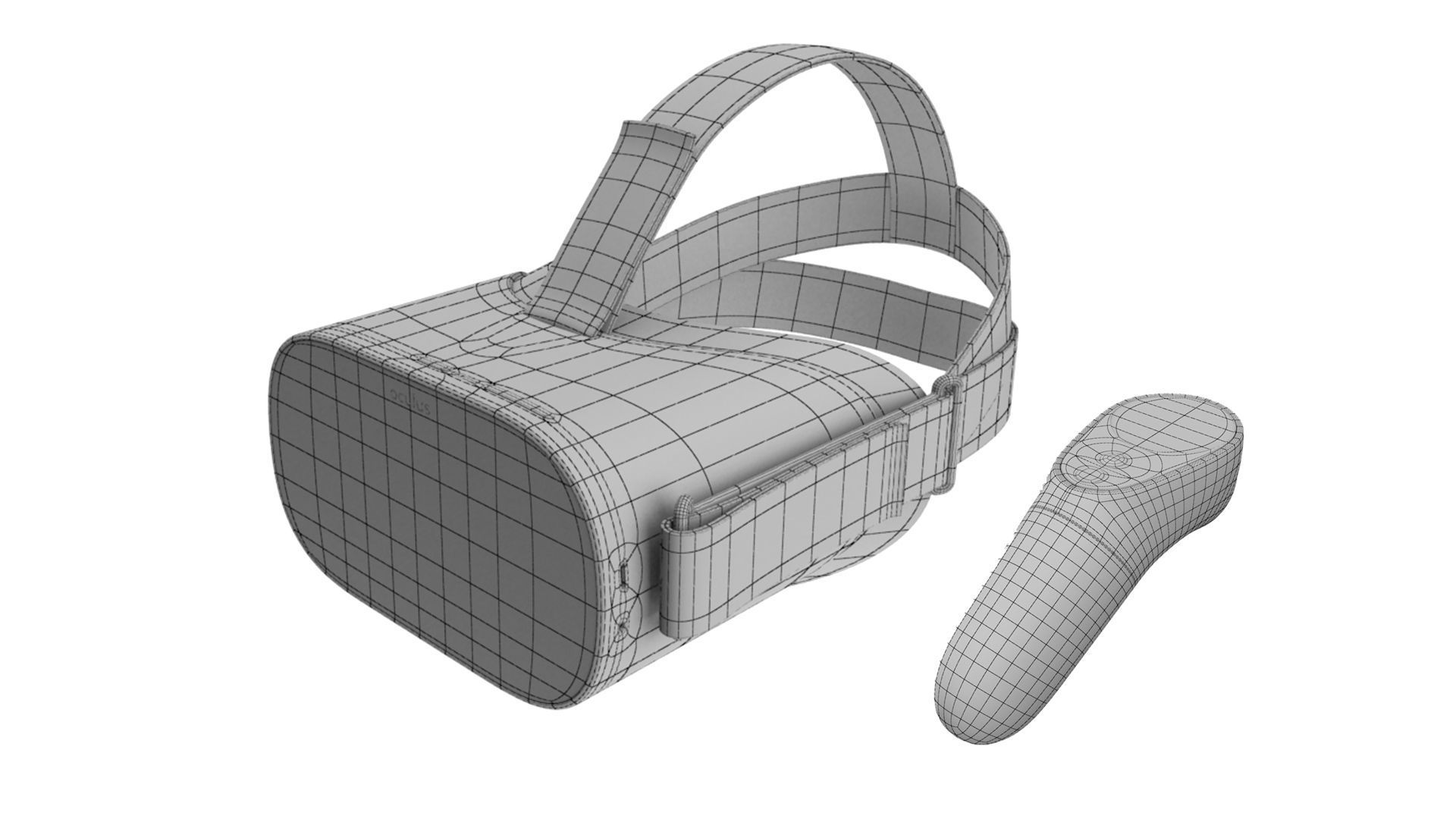 Meta All VR Headsets 2024 3D Model Collection_14