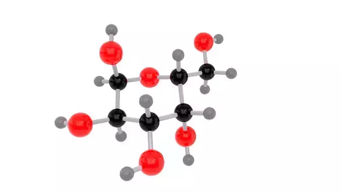 Galatose - Molecule 3D model