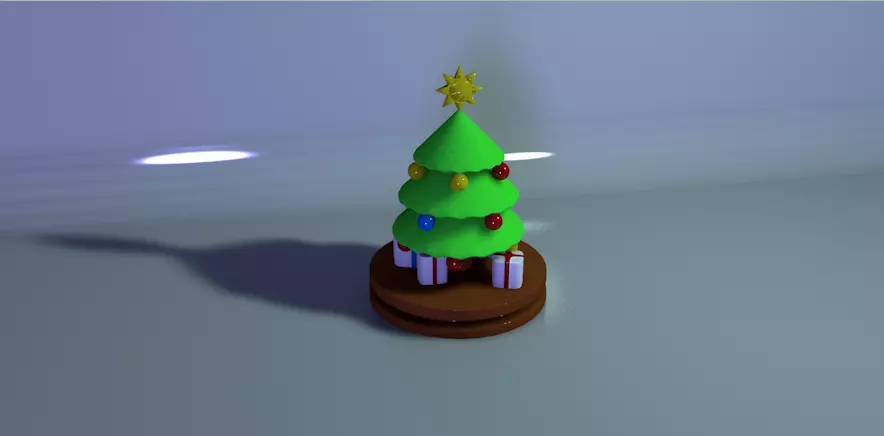 Arbol de navidad decoritvo 3D print model_0