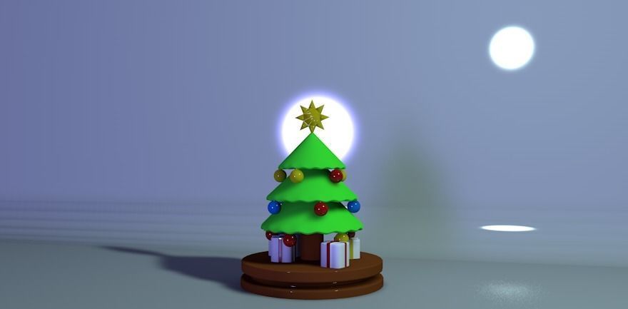 Arbol de navidad decoritvo 3D print model_1