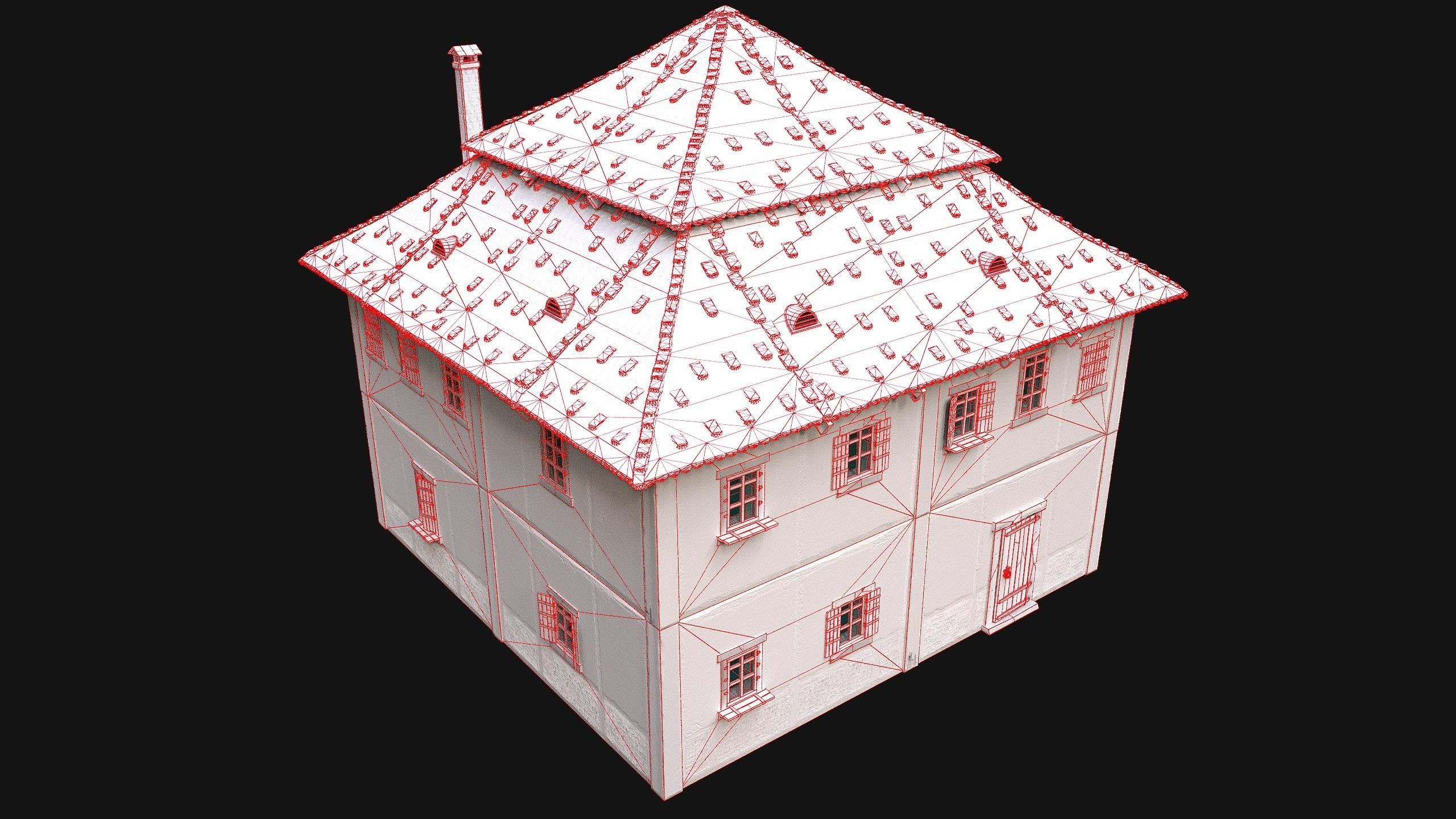 Medieval City Pack  10 Buildings  Low-poly 3D model_97