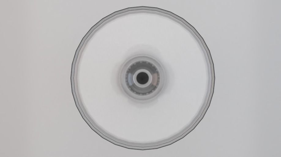 Glass 012 Low-poly 3D model_4