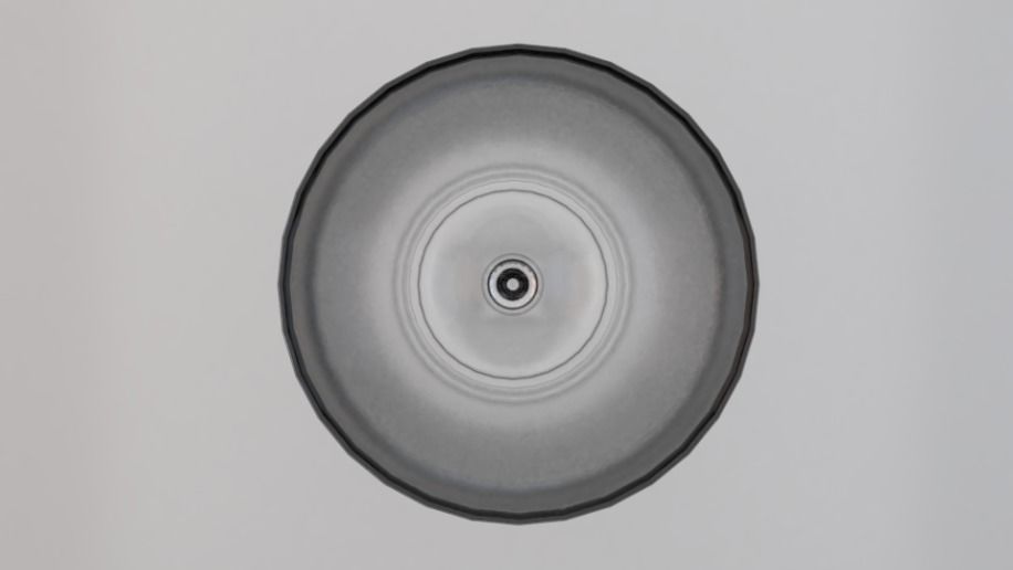 Glass 012 Low-poly 3D model_3