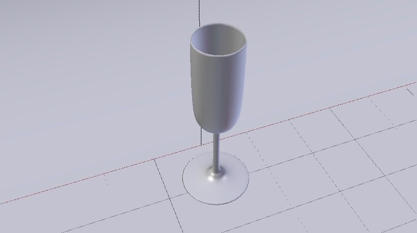 Glass 012 Low-poly 3D model_11