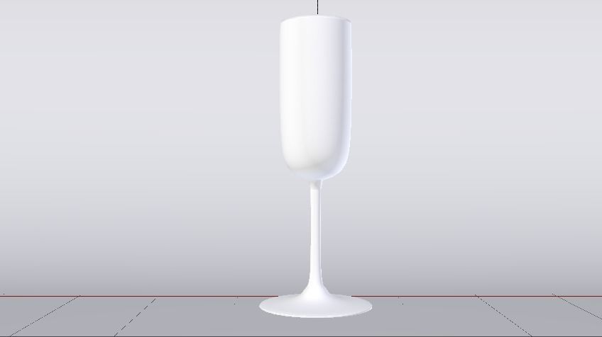 Glass 012 Low-poly 3D model_5