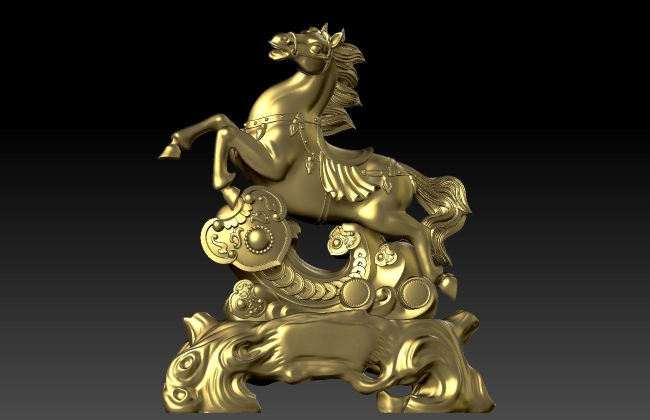 Horse Statue 3D print model