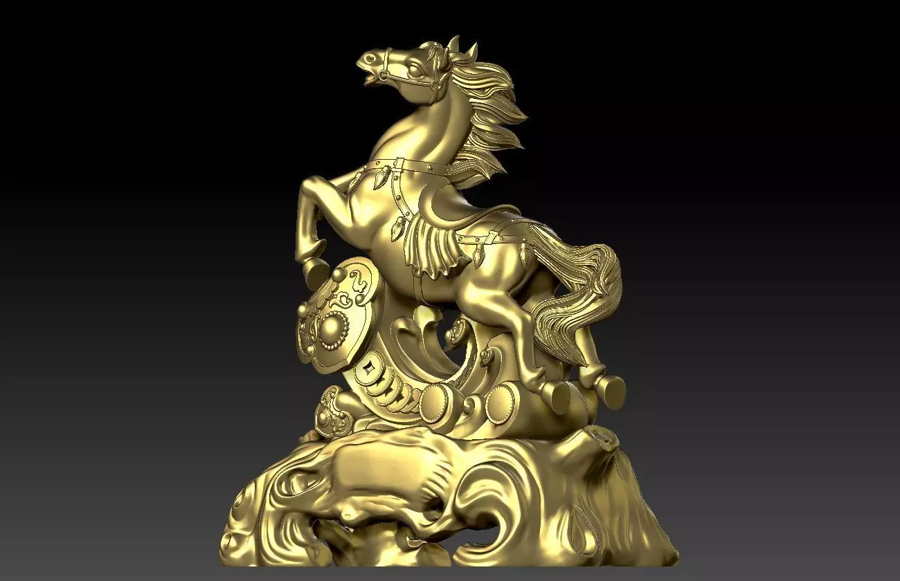 Horse Statue 3D print model