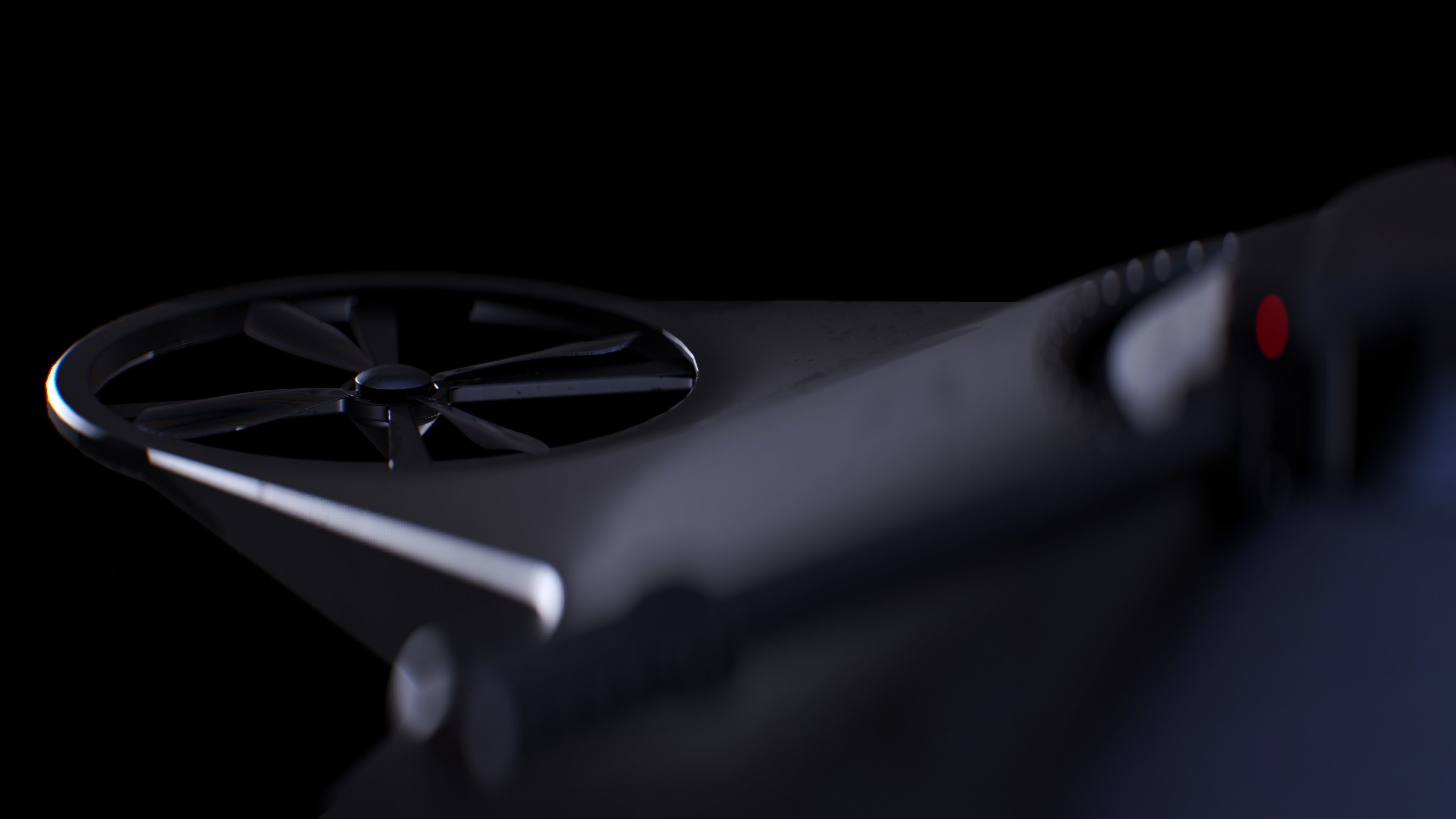 Sci-Fi Military Drone Low-poly 3D model_10