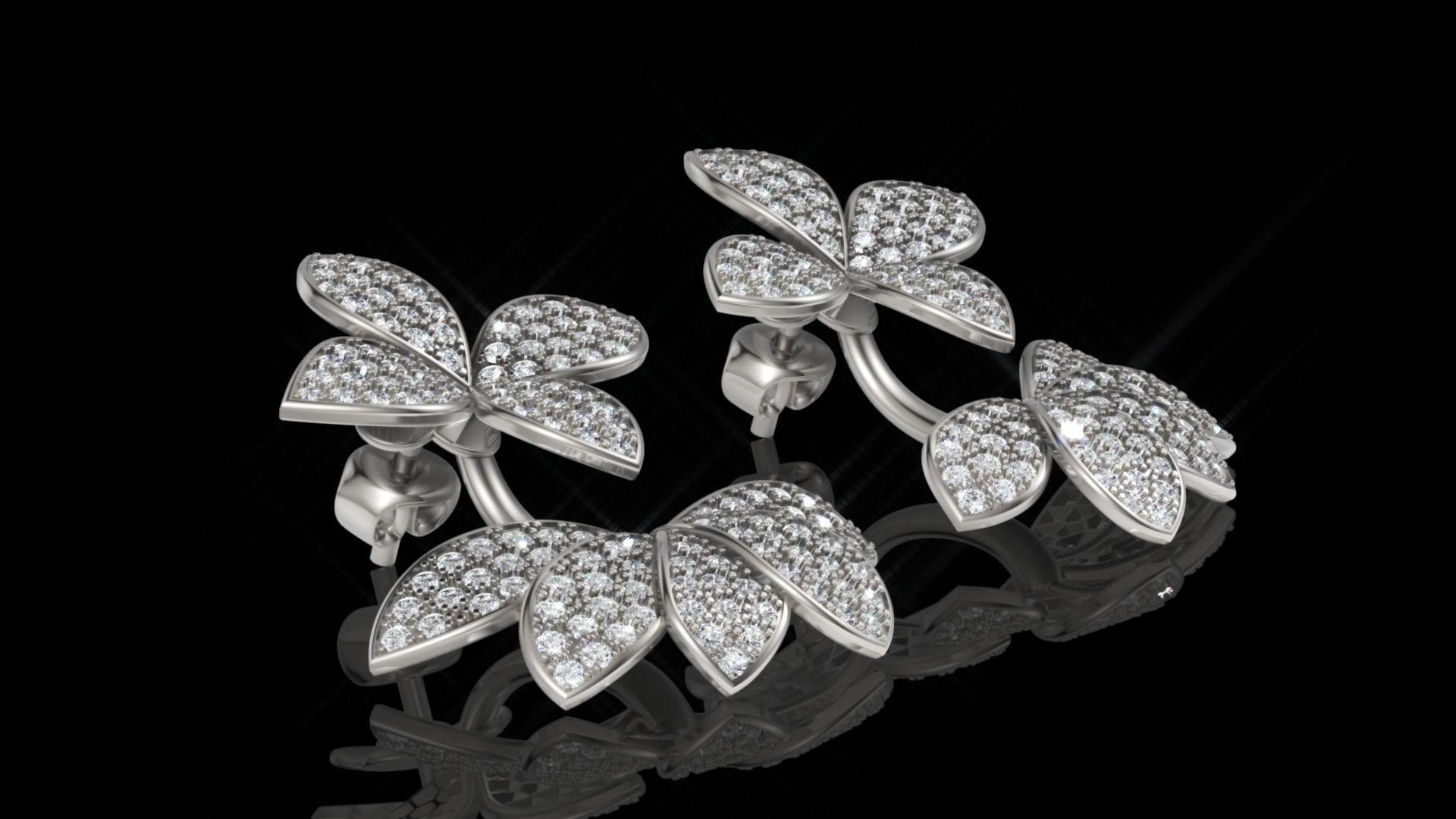 Pasquale Bruni ring and earring 3D print model_15