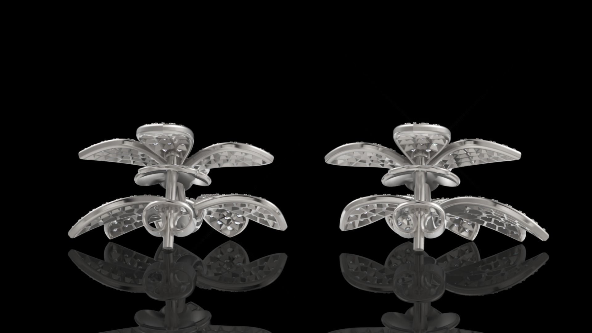 Pasquale Bruni ring and earring 3D print model_19