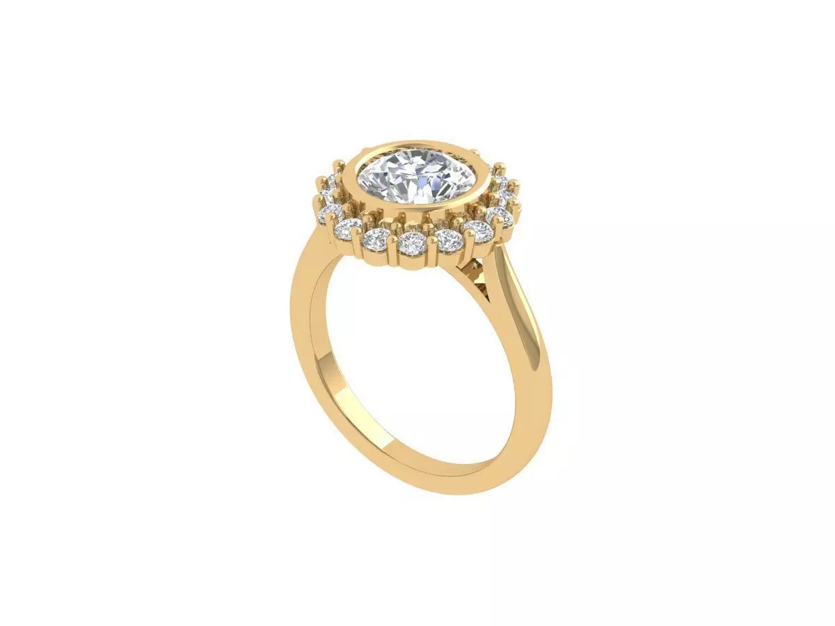 Art Deco Ring 3D print model_0