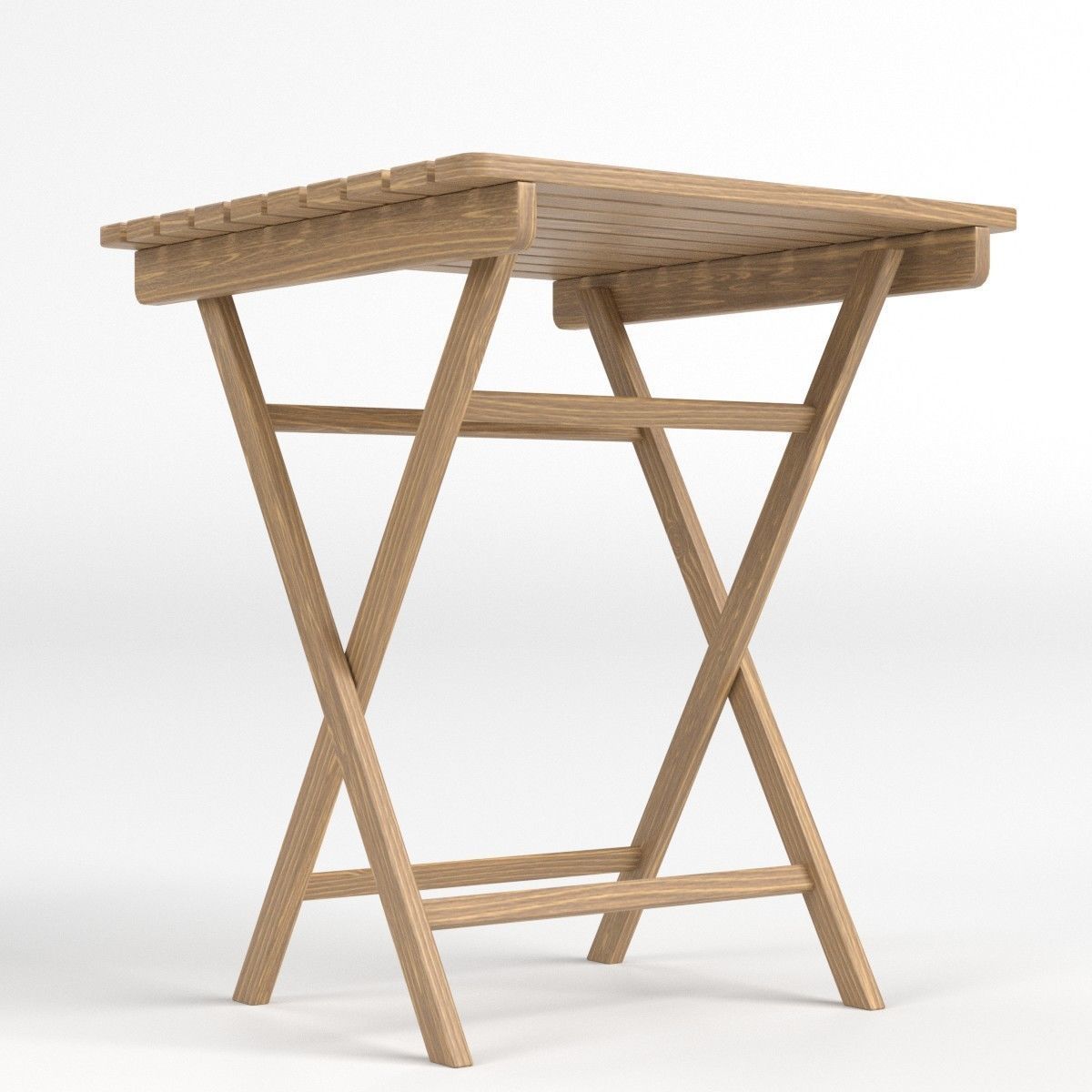 Garden table 3D model_3