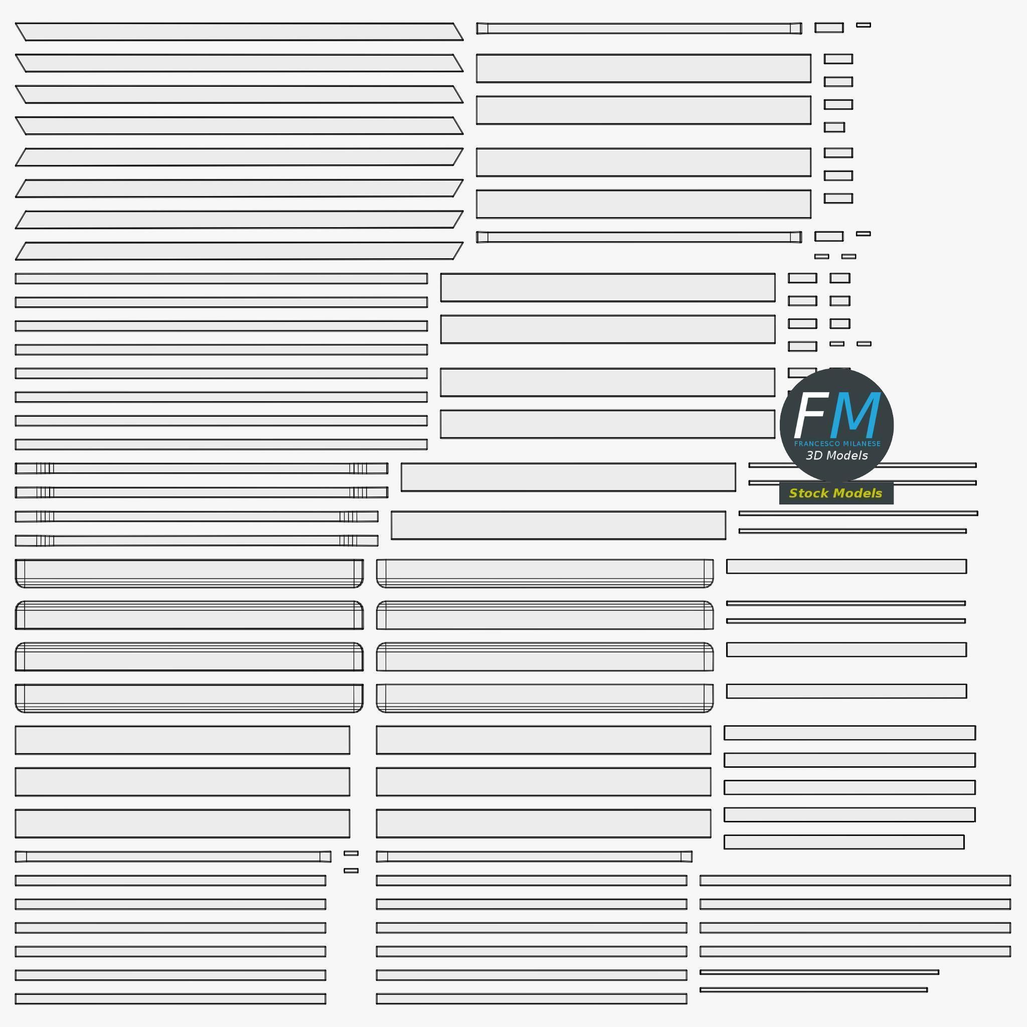 Garden table 3D model_11