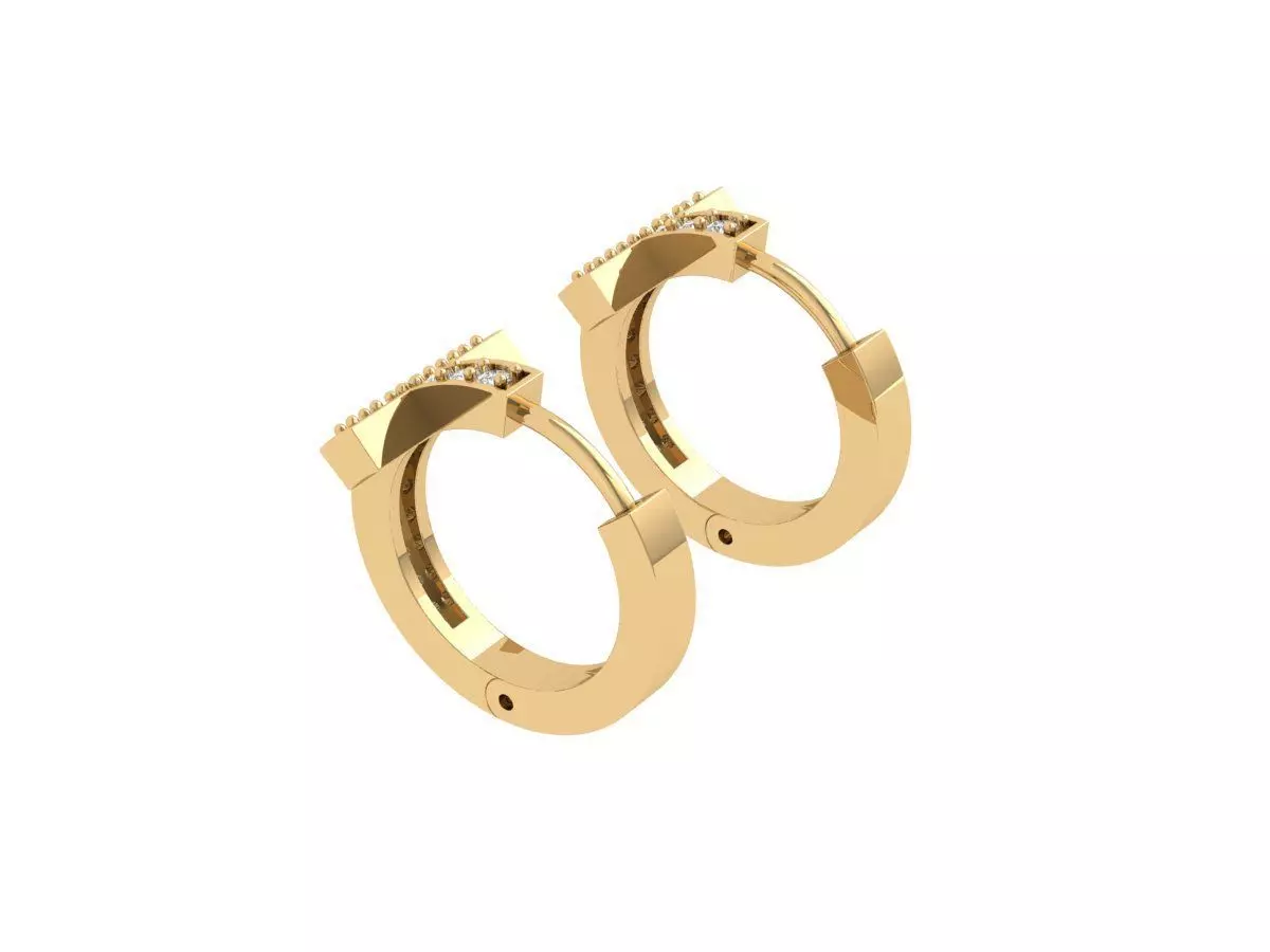 Cross Earing 3D print model