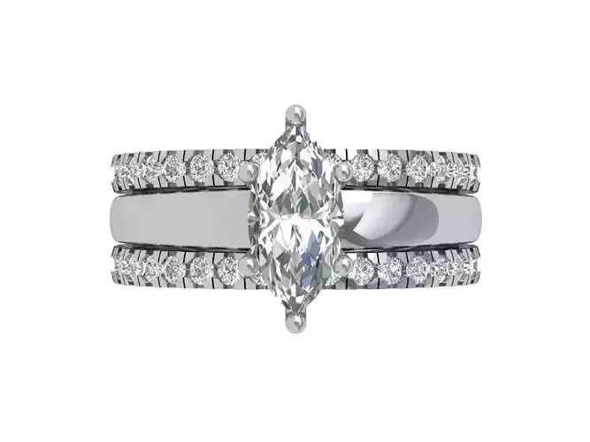 Marquise Solitaire Ring