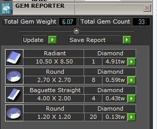 Emerald Art Deco Ring 3D print model_7