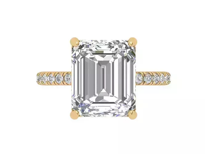 Emerald Radiant Ring