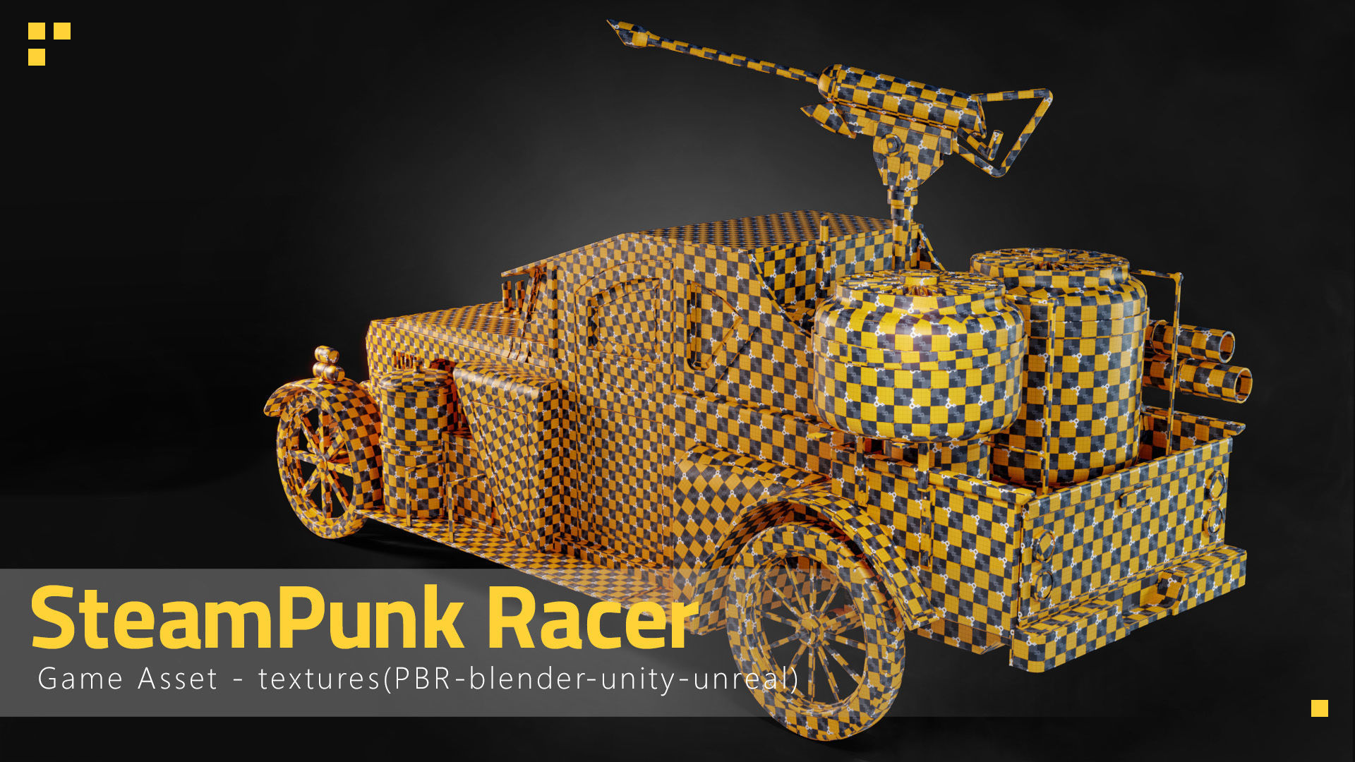 SteamPunk Racer 3D model_3