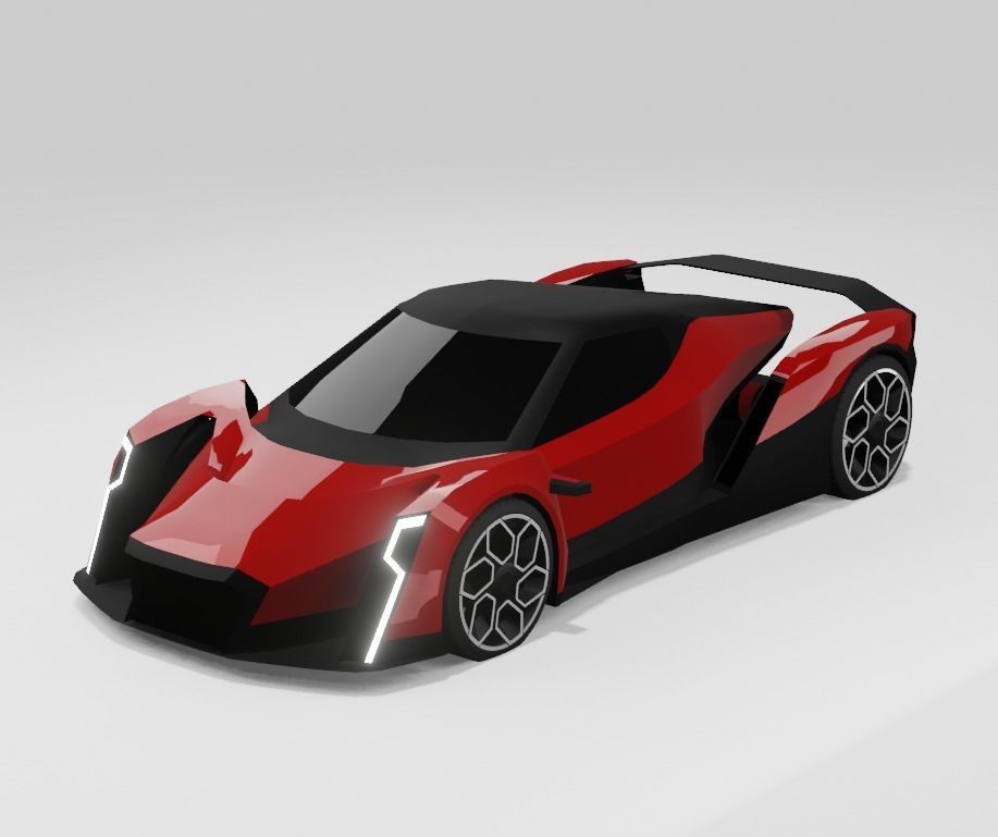 Low-poly car pack 3D Model Collection_1