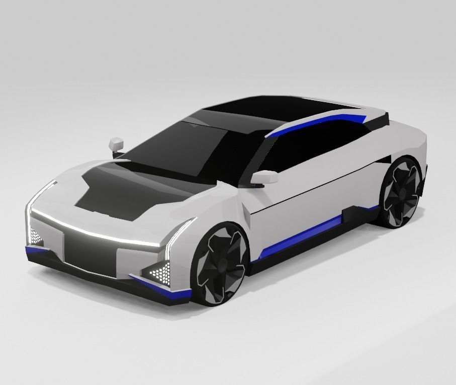 Low-poly car pack 3D Model Collection_8