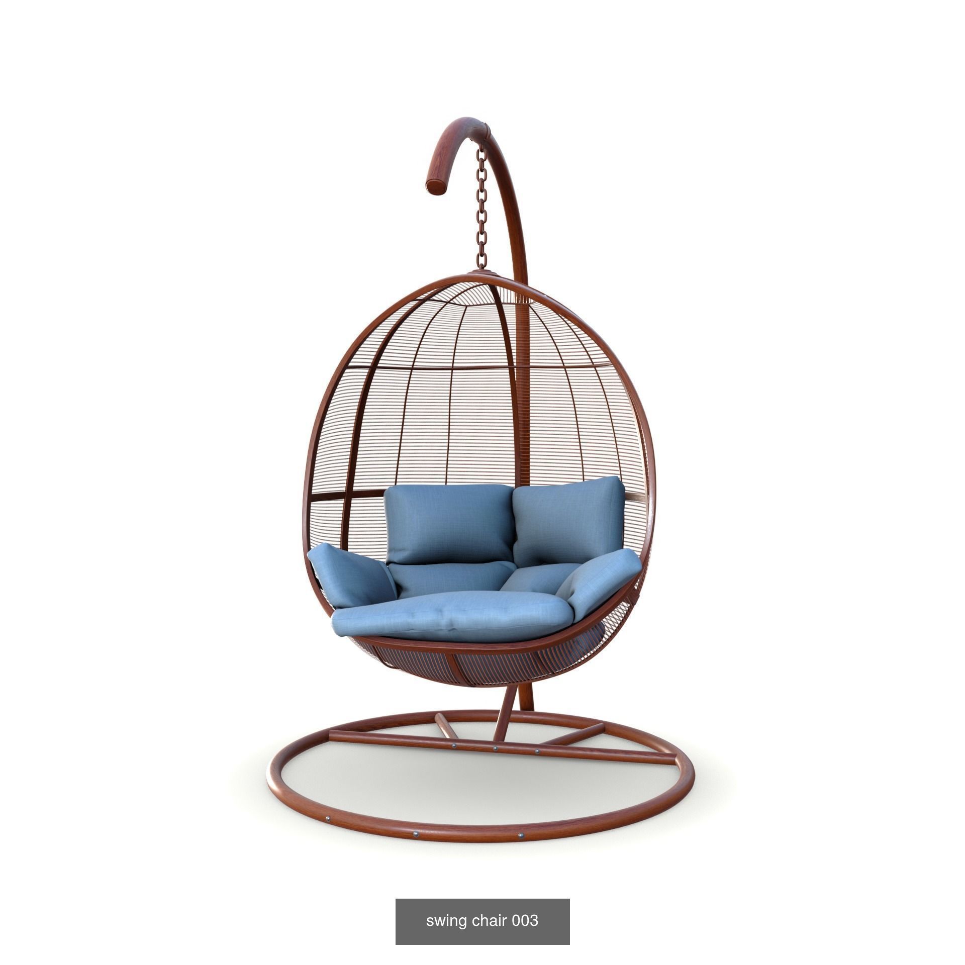 swing chair 3D Model Collection_3