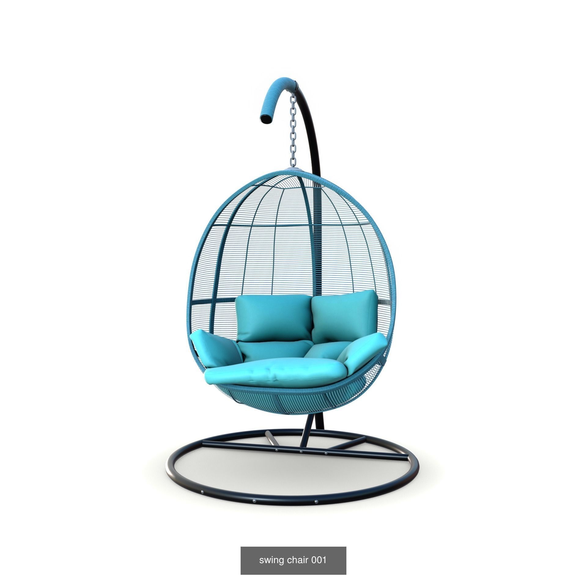 swing chair 3D Model Collection_1