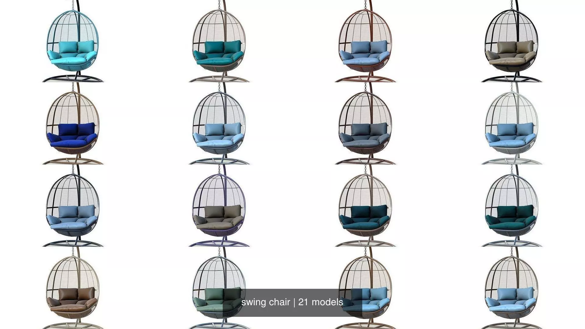 swing chair 3D Model Collection_0
