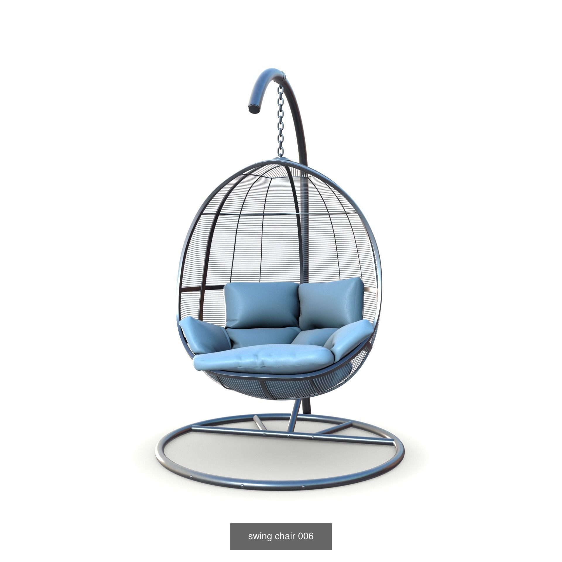 swing chair 3D Model Collection_6
