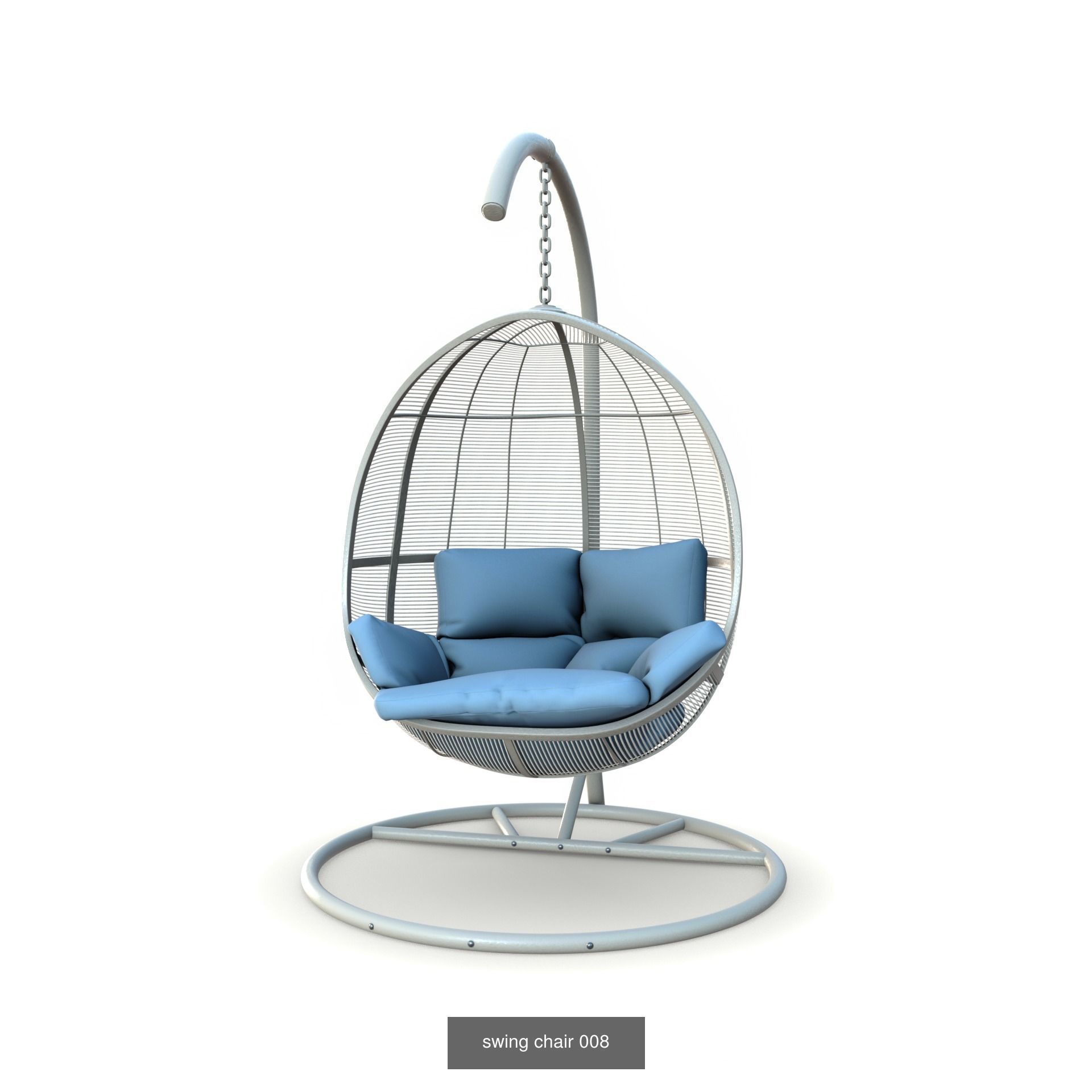 swing chair 3D Model Collection_8