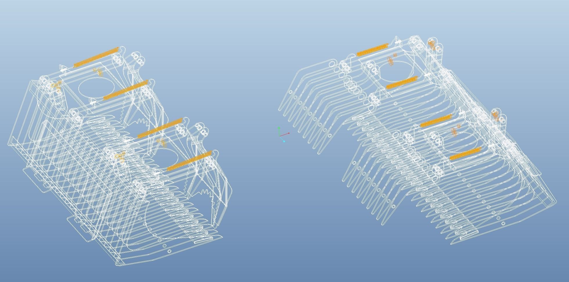 Grass grabber equipment 3D model_9