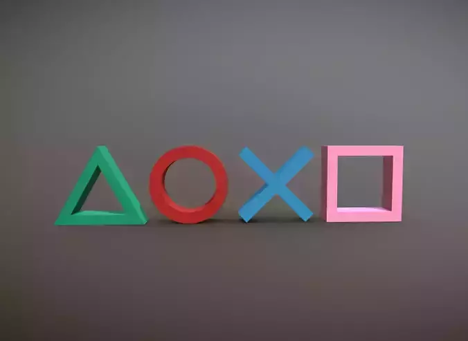 PLAYSTATION SIGNS 3D print model