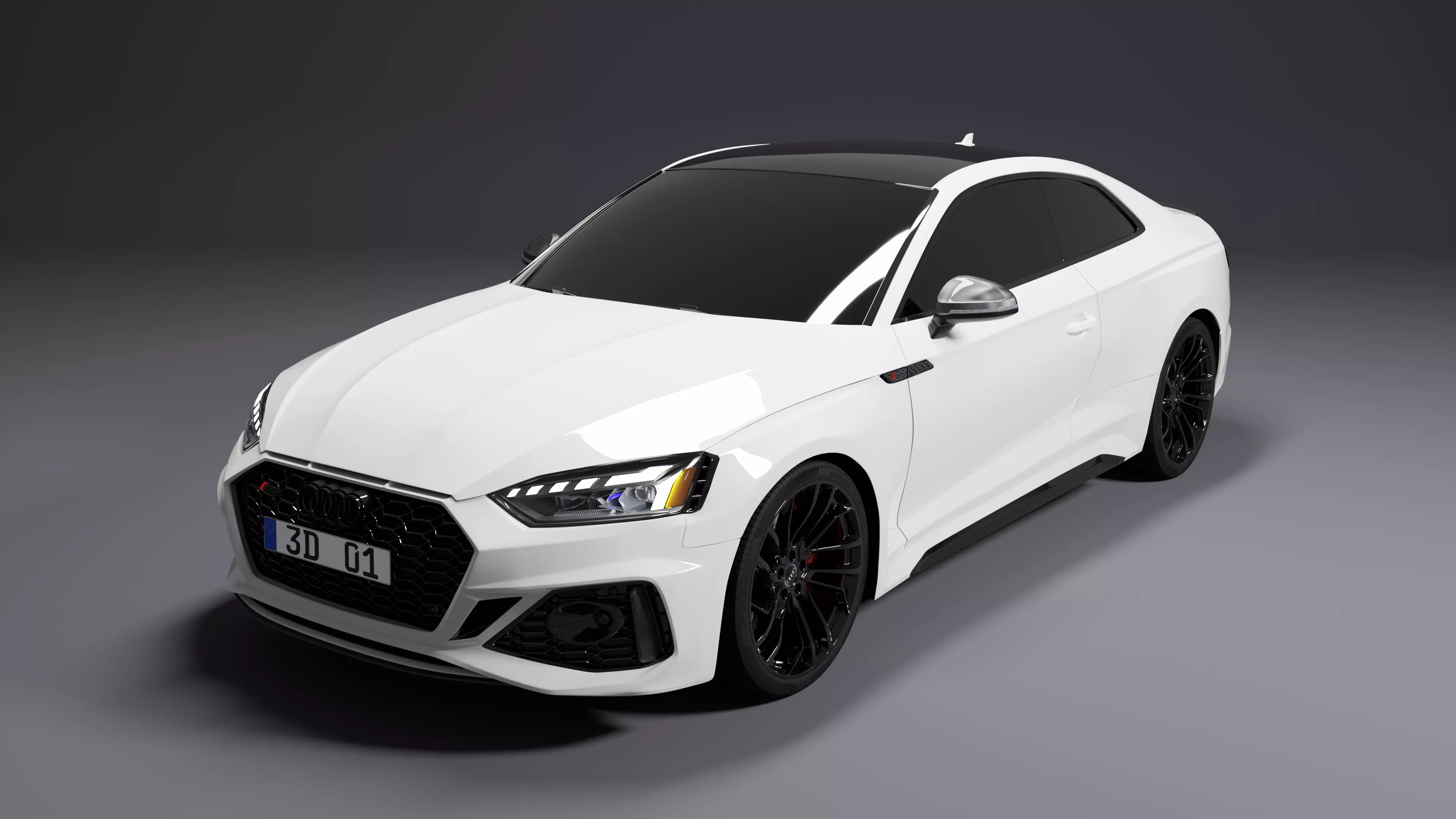 Audi RS5 Coupe 2020 Free 3D model