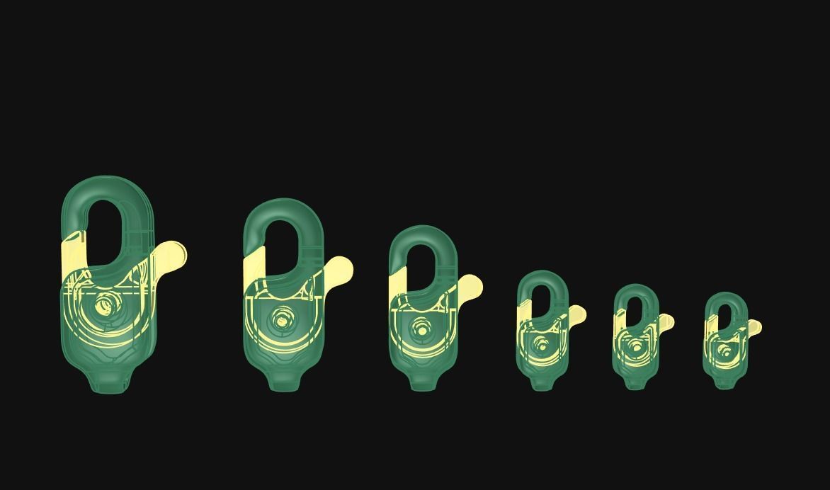 6 Lobster Clasp 3D print model_19