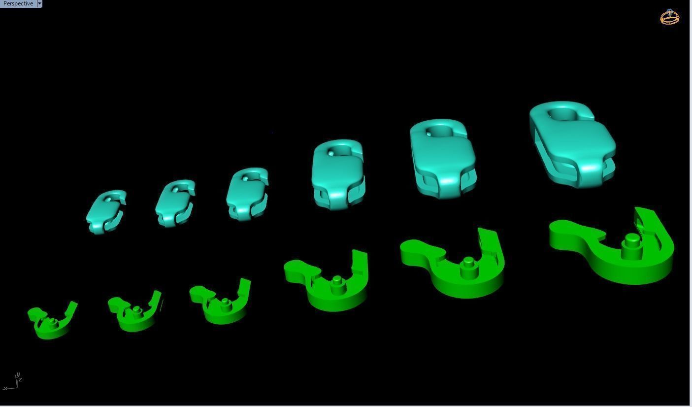 6 Lobster Clasp 3D print model_11