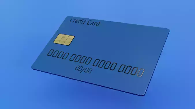 Bank Credit Card 3D model