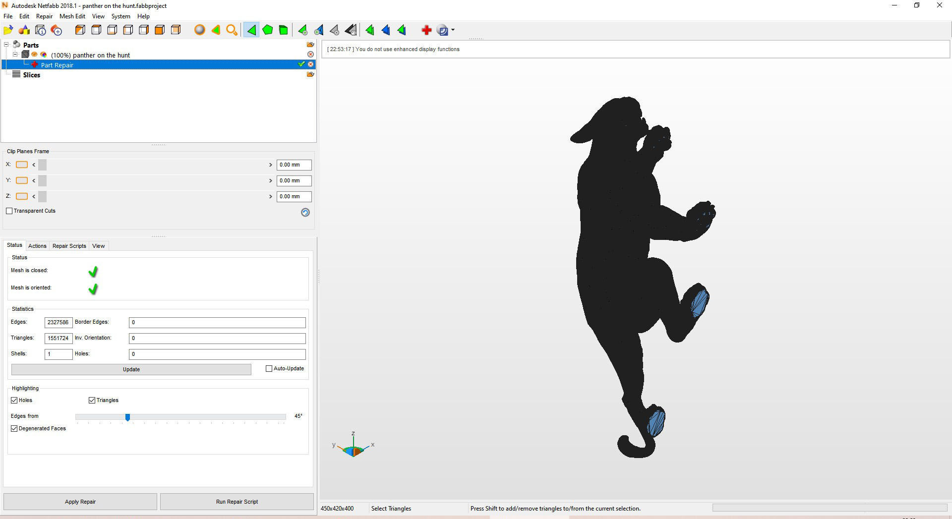 Panther on the hunt 3D print model_17