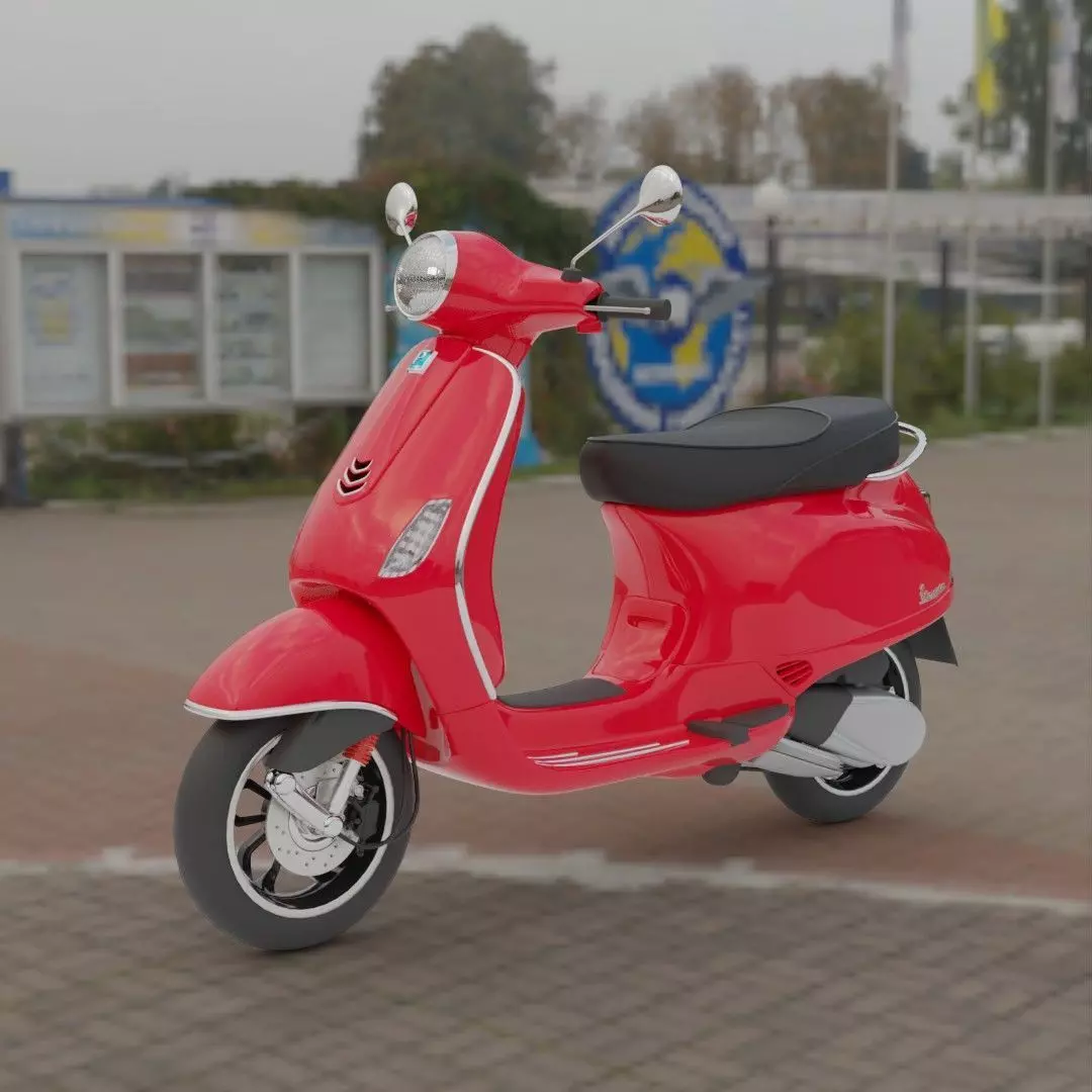 Piaggio Vespa LX125 3D model