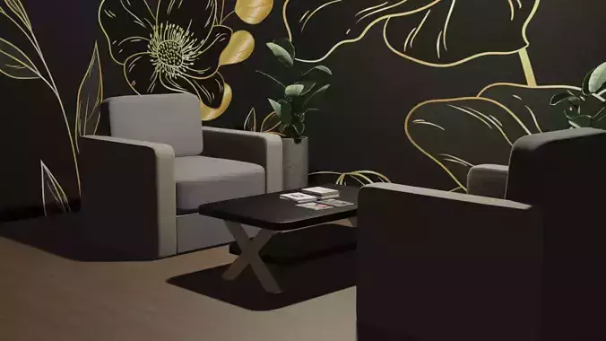 Office chairs and Table