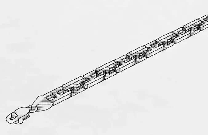 Chain Bracelet 3D print model