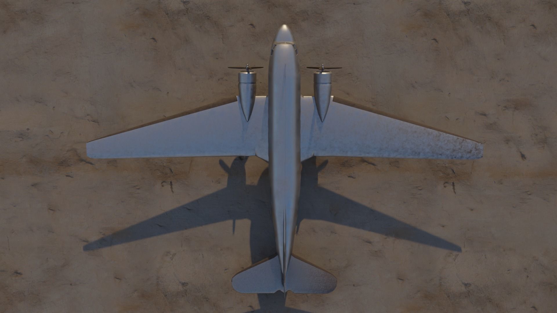 Plain MacDonnell Douglas Dc-3 3D model_10