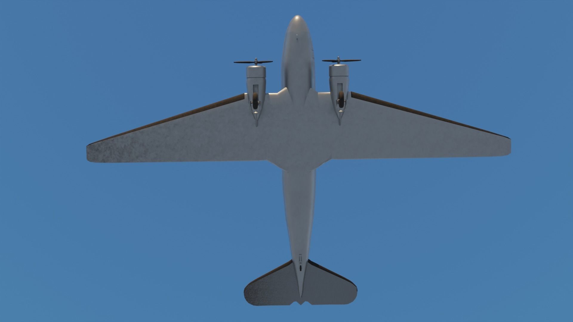 Plain MacDonnell Douglas Dc-3 3D model_8