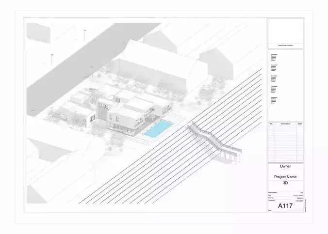 Contemporary Villa 3D model